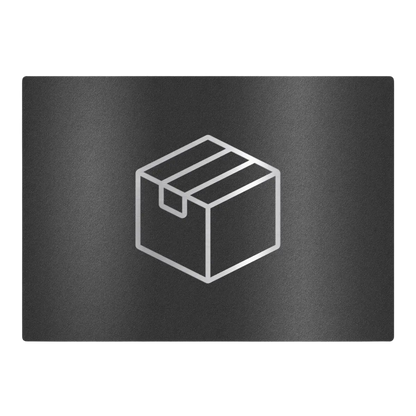Metzler Edelstahlschild mit Paketsymbol für Paketboxen