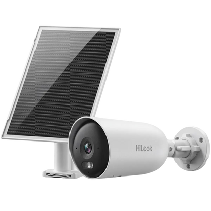 HiLook by HIKVISION Solar-Überwachungskamera | 4 MP | 24/7-Aufnahme | 4G-SIM | Smartphone App | IPC-CFS04/4G-SIM