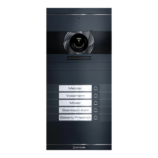 Metzler VDM10 2.0 Neo | 5 Klingeltaster | Austauschbare Namensschilder