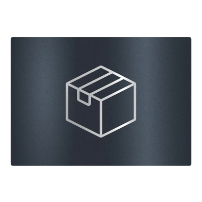 Metzler Edelstahlschild mit Paketsymbol für Paketboxen