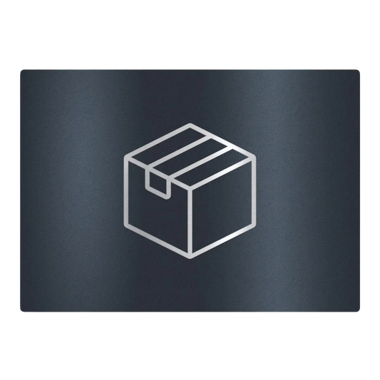 Metzler Edelstahlschild mit Paketsymbol für Paketboxen