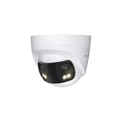 HiLook by HIKVISION 8 MP Überwachungskamera-Set | 180° Sichtfeld | 4* 8 MP Turret Kamera | Smart Hybrid Light | NVR 16-CH | 4 TB HDD | Smartphone App