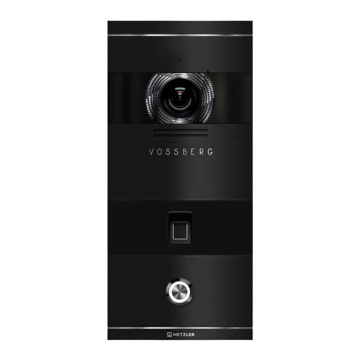 Metzler VDM10 2.0 Video-Türsprechanlage | mit Fingerprint | 1 Klingeltaster | Niko