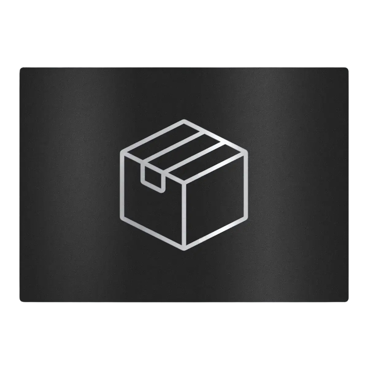 Metzler Edelstahlschild mit Paketsymbol für Paketboxen