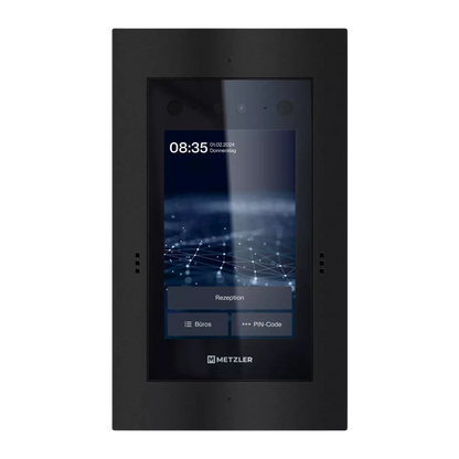 Metzler Türsprechanlage mit Kamera | Gesichtserkennung | Touch-Display | Live-HD-Video | Ein- und Mehrfamilien | SDM10X