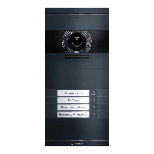 Metzler VDM10 2.0 Neo | 4 Klingeltaster | Austauschbare Namensschilder