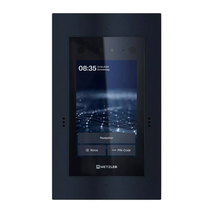 Metzler Türsprechanlage mit Kamera | Gesichtserkennung | Touch-Display | Live-HD-Video | Ein- und Mehrfamilien | SDM10X