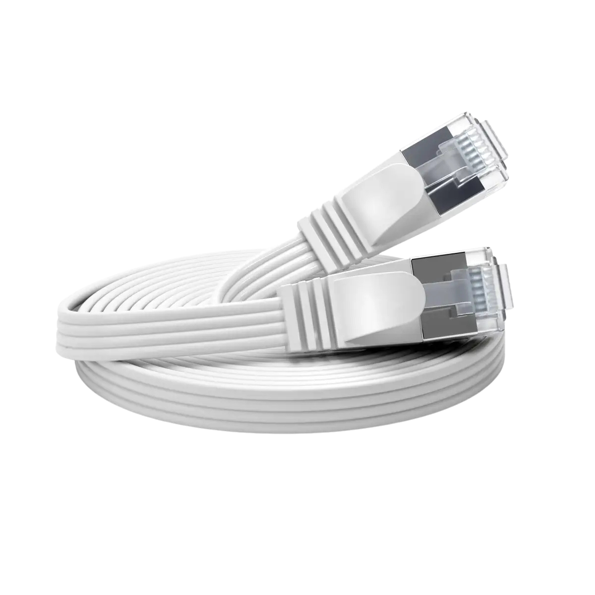 Metzler Patchkabel flach | Cat.6 | weiß