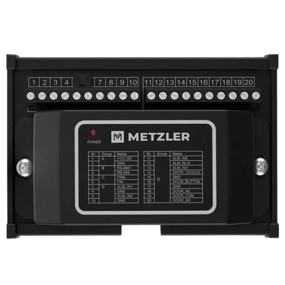 Metzler Sicherheitsmodul mit Hutschienenhalter