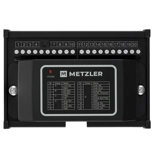 Metzler Sicherheitsmodul mit Hutschienenhalter