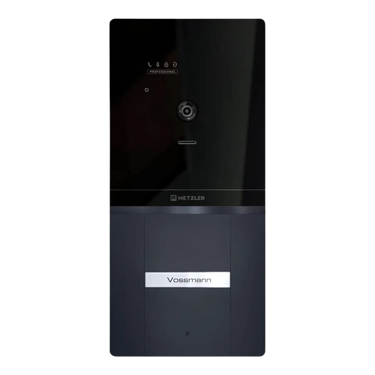 Metzler XDM10 PRO Video-Türsprechanlage mit austauschbarem Namensschild | 2-Draht-BUS | 1 Klingeltaster | RAL 7016 Anthrazit | Maxior
