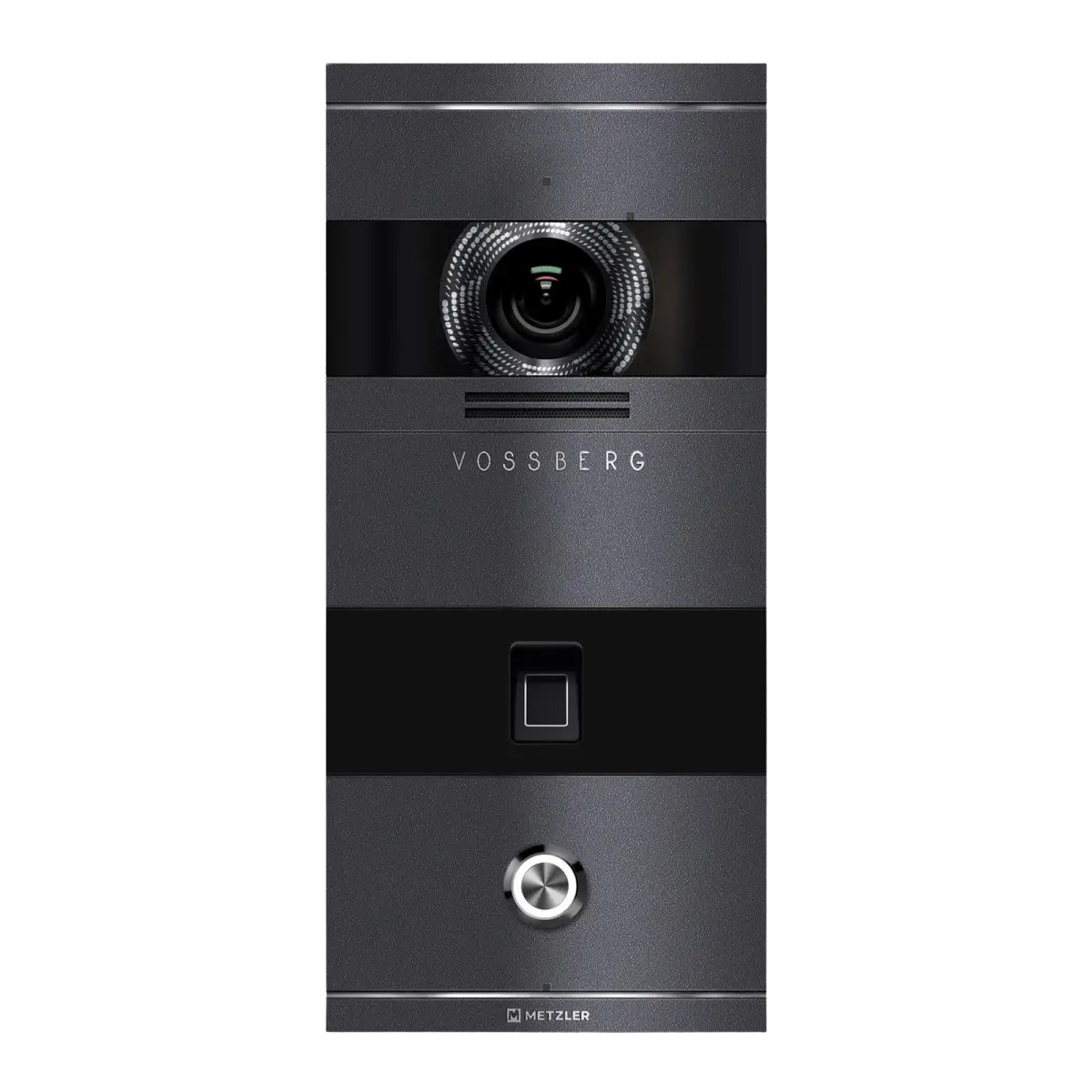 Metzler VDM10 2.0 Video-Türsprechanlage | mit Fingerprint | 1 Klingeltaster | Niko