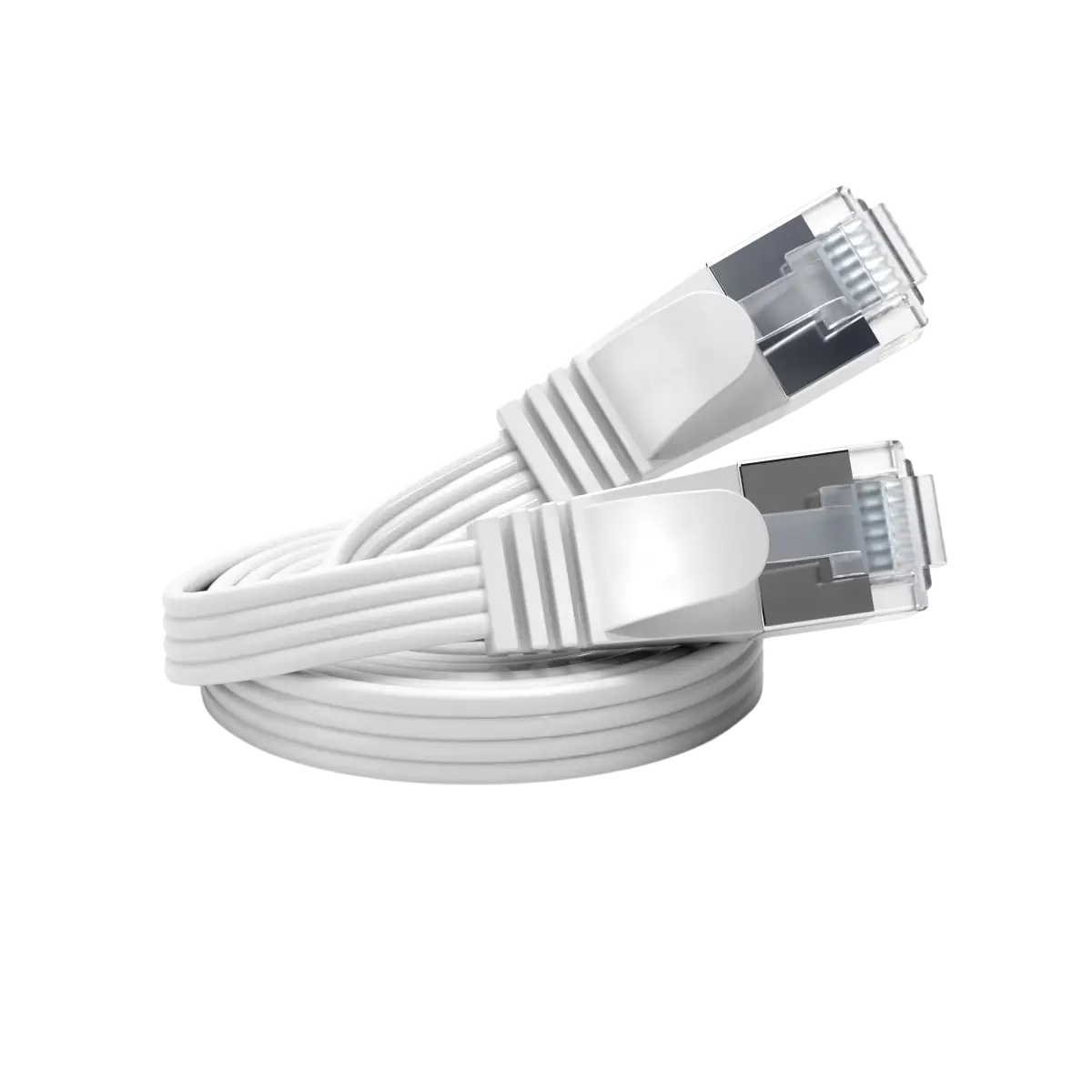Metzler Patchkabel flach | Cat.6 | weiß
