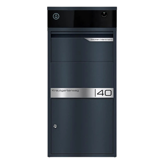 Metzler Paketbox mit VDM10 2.0 Video-Türsprechanlage | 1 Klingeltaster