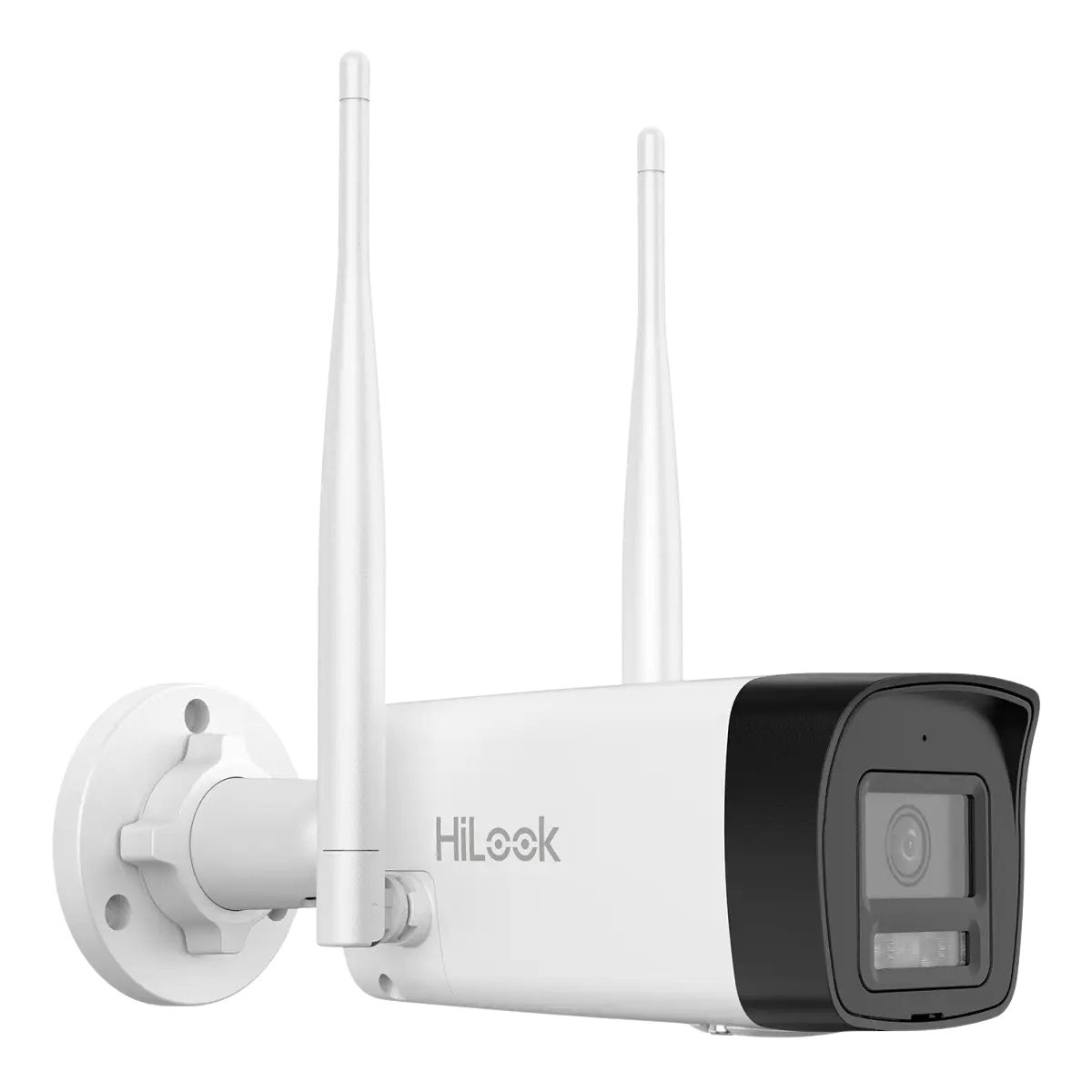 HiLook EasyLink WLAN Kit | 2x 4 MP Bullet Überwachungskameras | WiFi NVS | Komplettset | Menschen- & Fahrzeugerkennung | Farbnachtsicht | 2-Wege-Audio | 24/7 Aufzeichnung | IKS-2044BH-PH/W