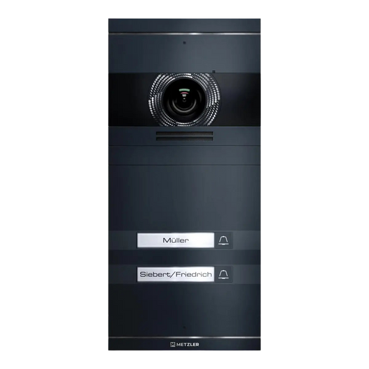 Metzler VDM10 2.0 Neo | 2 Klingeltaster | Austauschbare Namensschilder