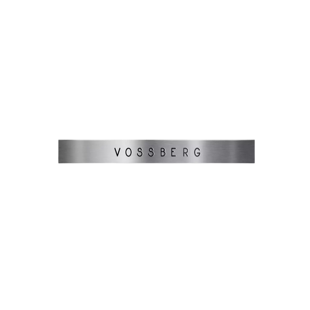 Metzler VDM10 Ersatz Namensschild mit Lasergravur selbstklebend für Versionen mit 1 Klingeltaster