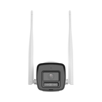 HiLook EasyLink WLAN Kit | 2x 4 MP Bullet Überwachungskameras | WiFi NVS | Komplettset | Menschen- & Fahrzeugerkennung | Farbnachtsicht | 2-Wege-Audio | 24/7 Aufzeichnung | IKS-2044BH-PH/W
