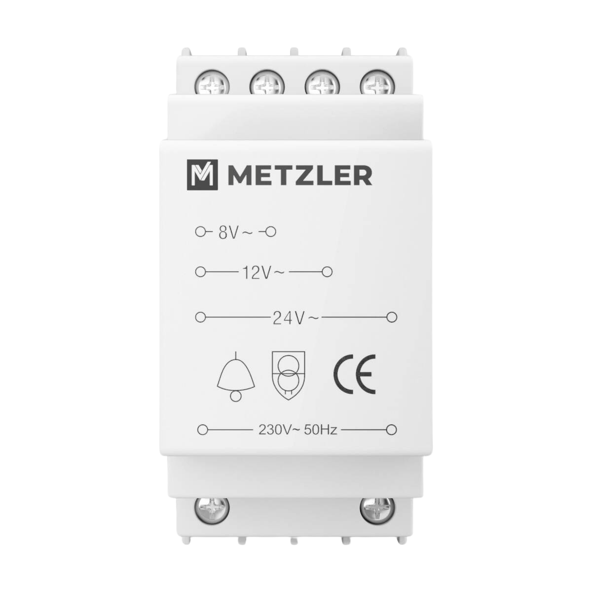 Metzler Klingel Transformator Klingeltrafo | 8V 12V 24V AC Wechselstrom