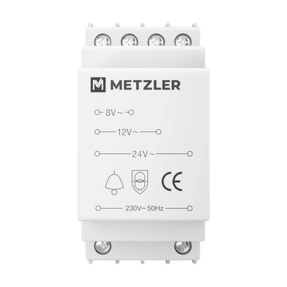 Metzler Klingel Transformator Klingeltrafo | 8V 12V 24V AC Wechselstrom