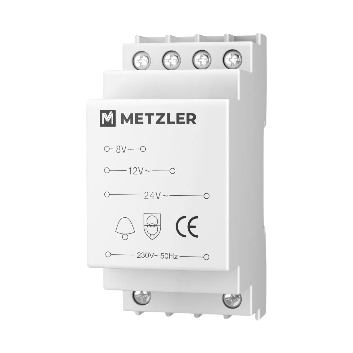 Metzler Klingel Transformator Klingeltrafo | 8V 12V 24V AC Wechselstrom