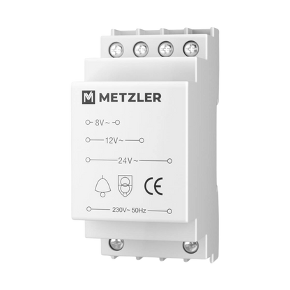 Metzler Klingel Transformator Klingeltrafo | 8V 12V 24V AC Wechselstrom