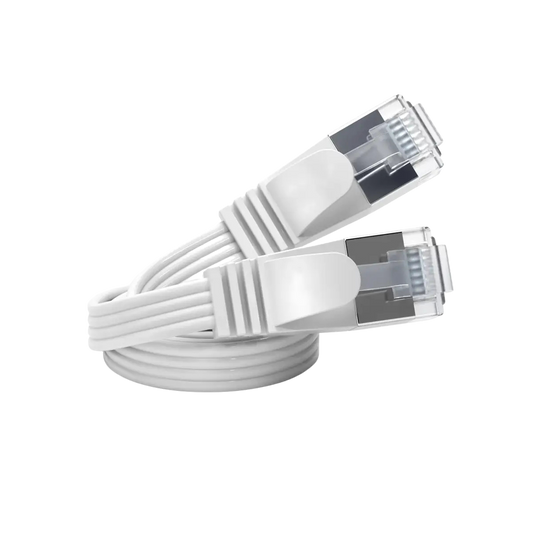 Metzler Patchkabel flach | Cat.6 | weiß