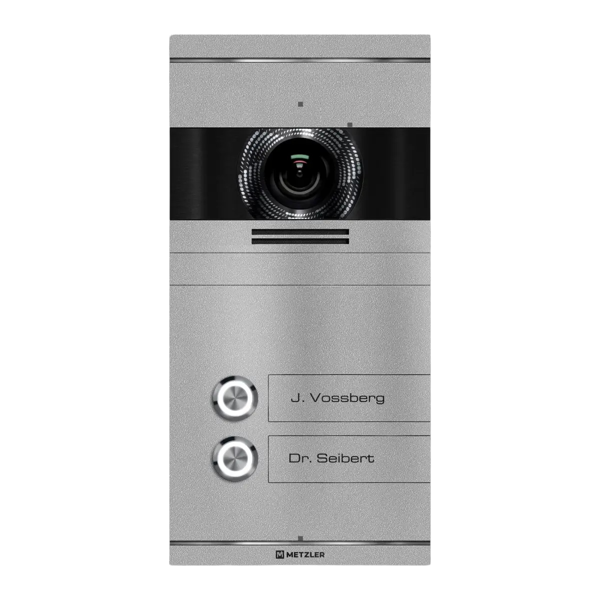 Metzler VDM10 2.0 Mehrfamilien Video-Türsprechanlage | 2 Klingeltaster | Colson