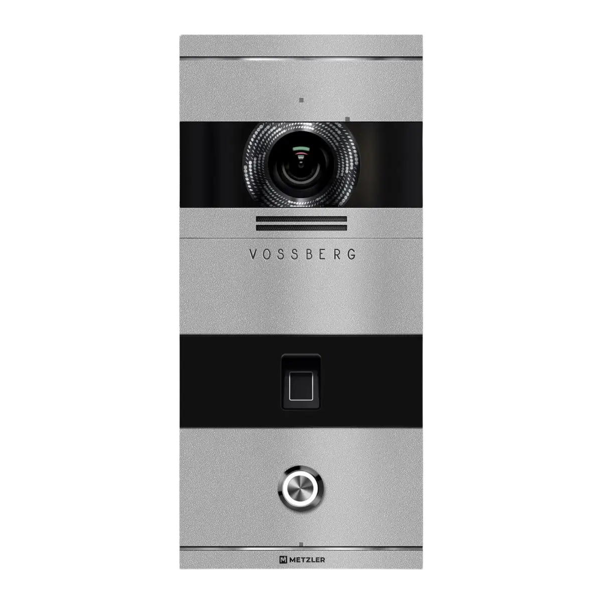 Metzler VDM10 2.0 Video-Türsprechanlage | mit Fingerprint | 1 Klingeltaster | Niko