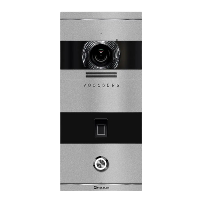 Metzler VDM10 2.0 Video-Türsprechanlage | mit Fingerprint | 1 Klingeltaster | Niko
