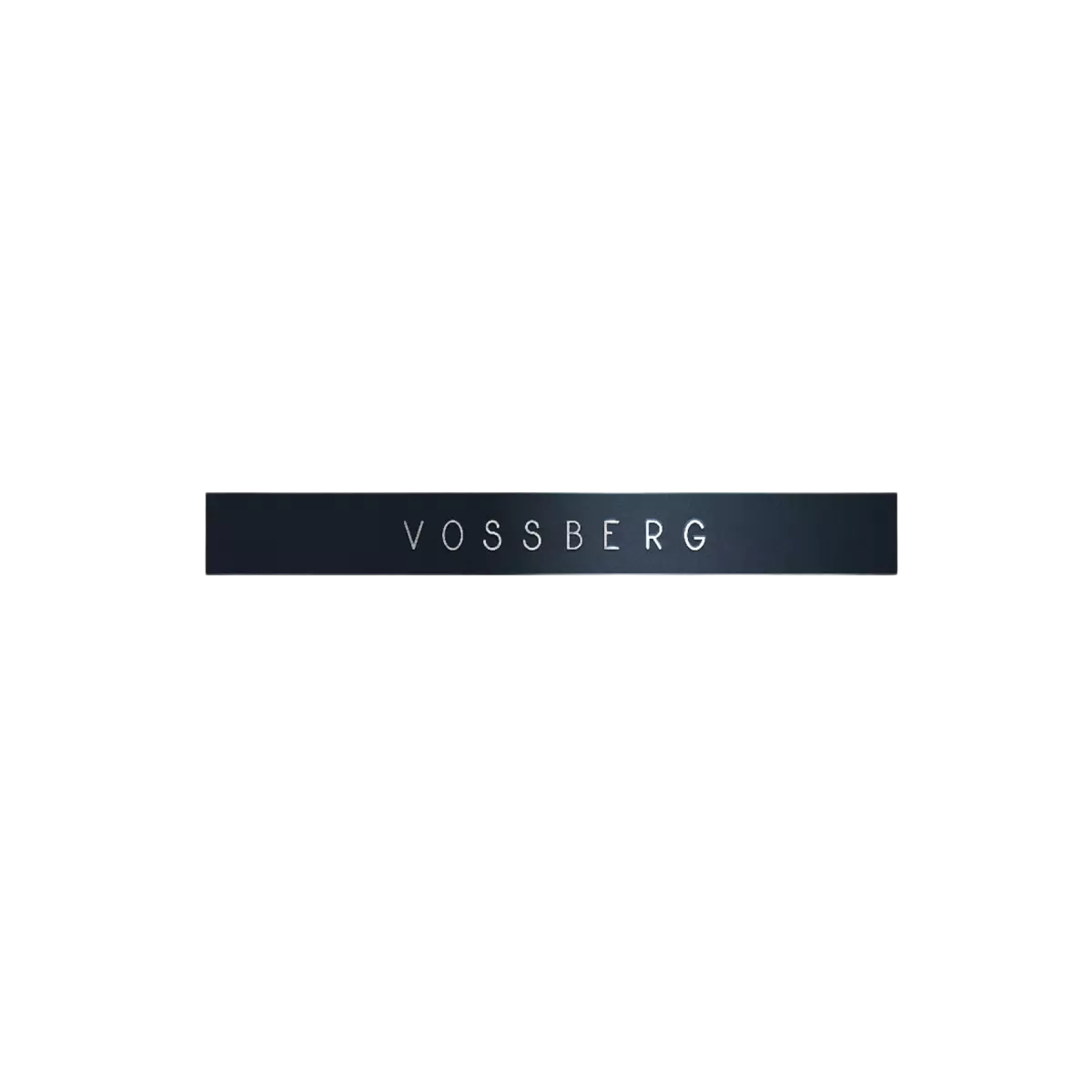 Metzler VDM10 Ersatz Namensschild mit Lasergravur selbstklebend für Versionen mit 1 Klingeltaster