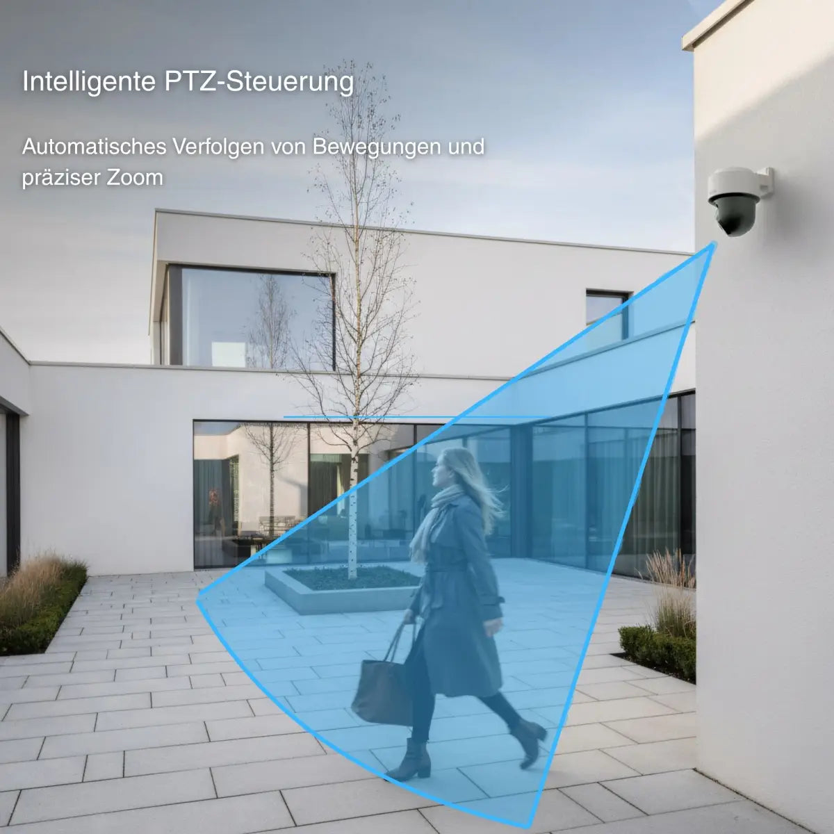 HiLook by HIKVISION 4 MP Smart Hybrid Light Mini PT Netzwerkkamera PTZ-N2C400M-DE(B)
