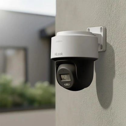 HiLook by HIKVISION 4 MP Smart Hybrid Light Mini PT Netzwerkkamera PTZ-N2C400M-DE(B)