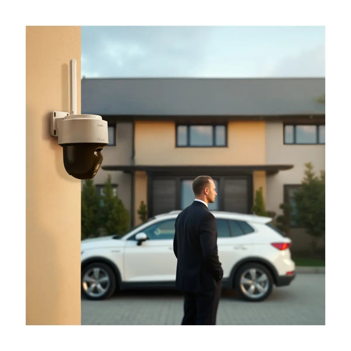 HiLook by HIKVISION 4 MP WLAN PT Video Überwachungskamera | PTZ-N2C400I-W (2.8mm)