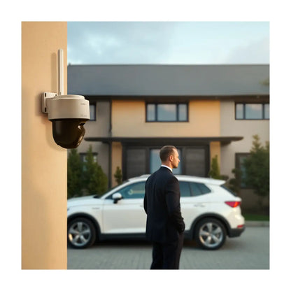 HiLook by HIKVISION 4 MP WLAN PT Video Überwachungskamera | PTZ-N2C400I-W (2.8mm)