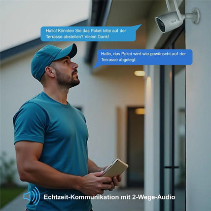 HiLook by HIKVISION 4 MP WLAN Video Überwachungskamera Bullet | IPC-B140HA-D (2.8mm)