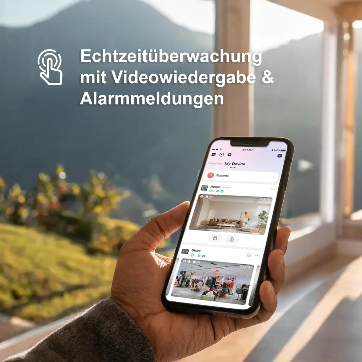 HiLook by HIKVISION 6 MP Überwachungskamera-Set | 4* 6 MP Bullet Kamera | Smart Hybrid Light | NVR 8-CH | 2 TB HDD | Smartphone App