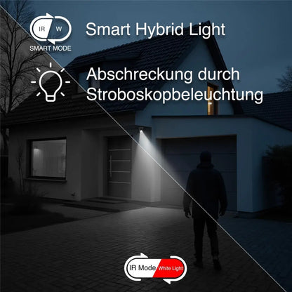 HiLook by HIKVISION 6 MP Überwachungskamera-Set | 4* 6 MP Turret Kamera | Smart Hybrid Light | NVR 8-CH | 2 TB HDD | Smartphone App