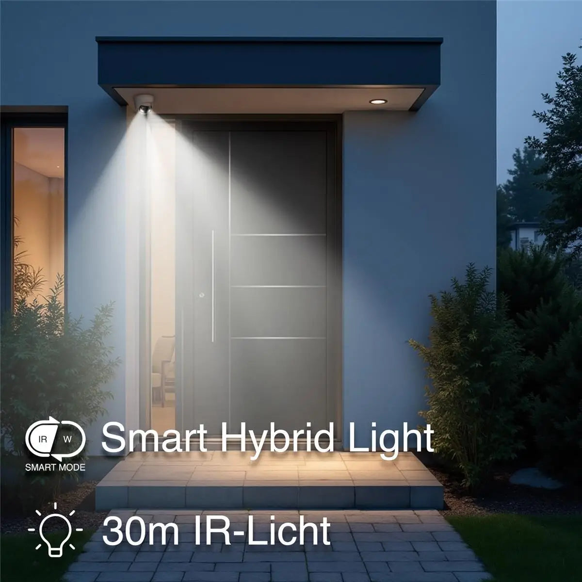 HiLook by HIKVISION 8 MP Überwachungskamera-Set | 180° Sichtfeld | 4* 8 MP Turret Kamera | Smart Hybrid Light | NVR 16-CH | 4 TB HDD | Smartphone App