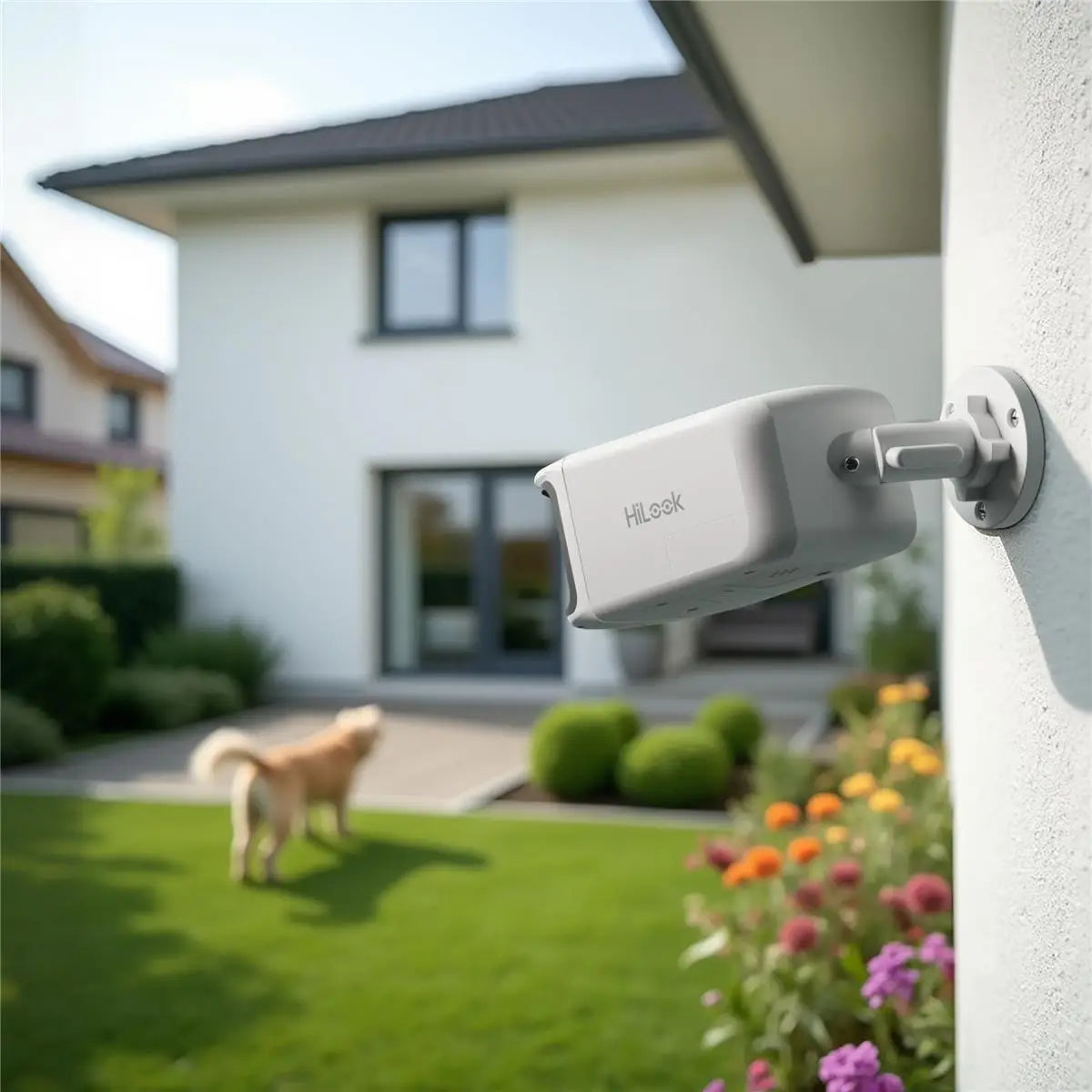 HiLook by Hikvision Netzwerkkamera | 8 MP Smart Hybrid Light | Personenerkennung Fahrzeugerkennung | IPC-B480HAD-LUF/SL