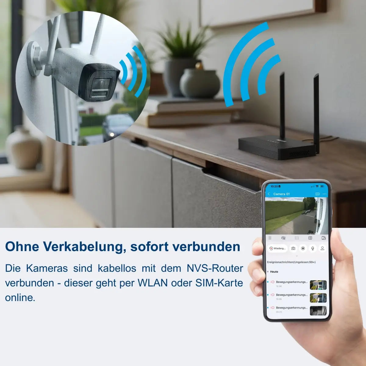 HiLook EasyLink WLAN Kit | 2x 4 MP Bullet Überwachungskameras | WiFi NVS | Komplettset | Menschen- & Fahrzeugerkennung | Farbnachtsicht | 2-Wege-Audio | 24/7 Aufzeichnung | IKS-2044BH-PH/W