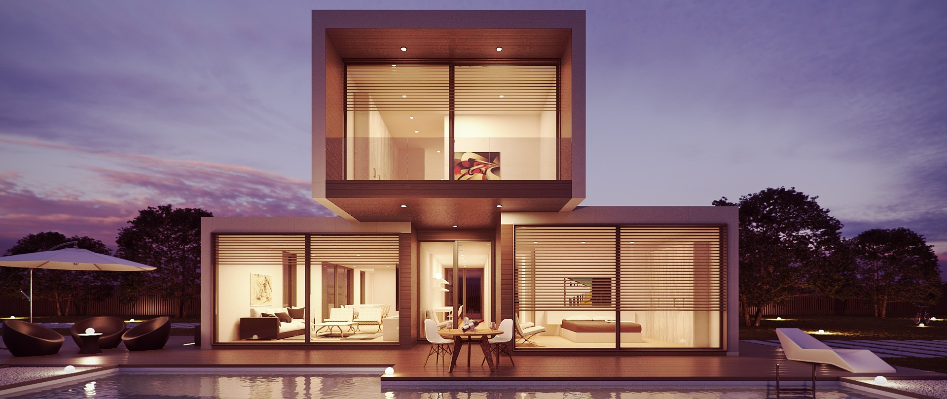 Modernes Haus mit Pool