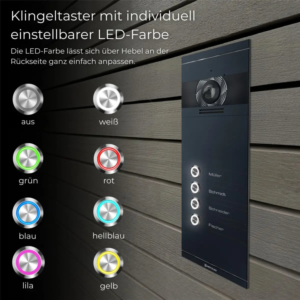 Metzler VDM10 2.0 Colson | 4 Klingeltaster