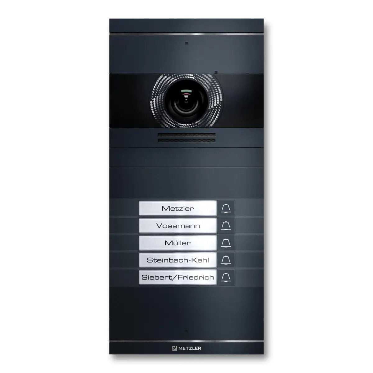 Metzler VDM10 2.0 Neo | 5 Klingeltaster | Austauschbare Namensschilder