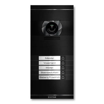 Metzler VDM10 2.0 Neo | 5 Klingeltaster | Austauschbare Namensschilder