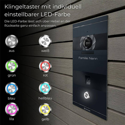 Metzler VDM10 2.0 Niko | mit Fingerprint | 1 Klingeltaster