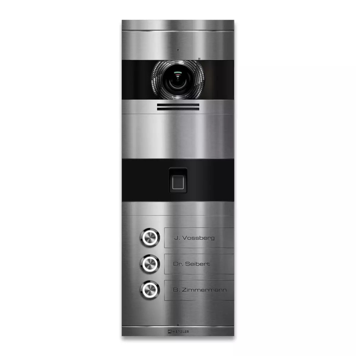 Metzler VDM10 2.0 Niko | 3 Klingeltaster | Fingerabdruck & RFID Leser