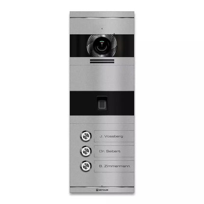 Metzler VDM10 2.0 Niko | 3 Klingeltaster | Fingerabdruck & RFID Leser