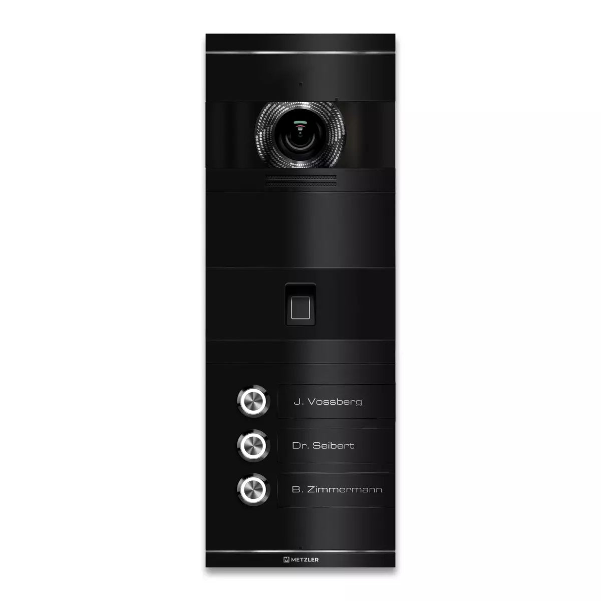 Metzler VDM10 2.0 Niko | 3 Klingeltaster | Fingerabdruck & RFID Leser