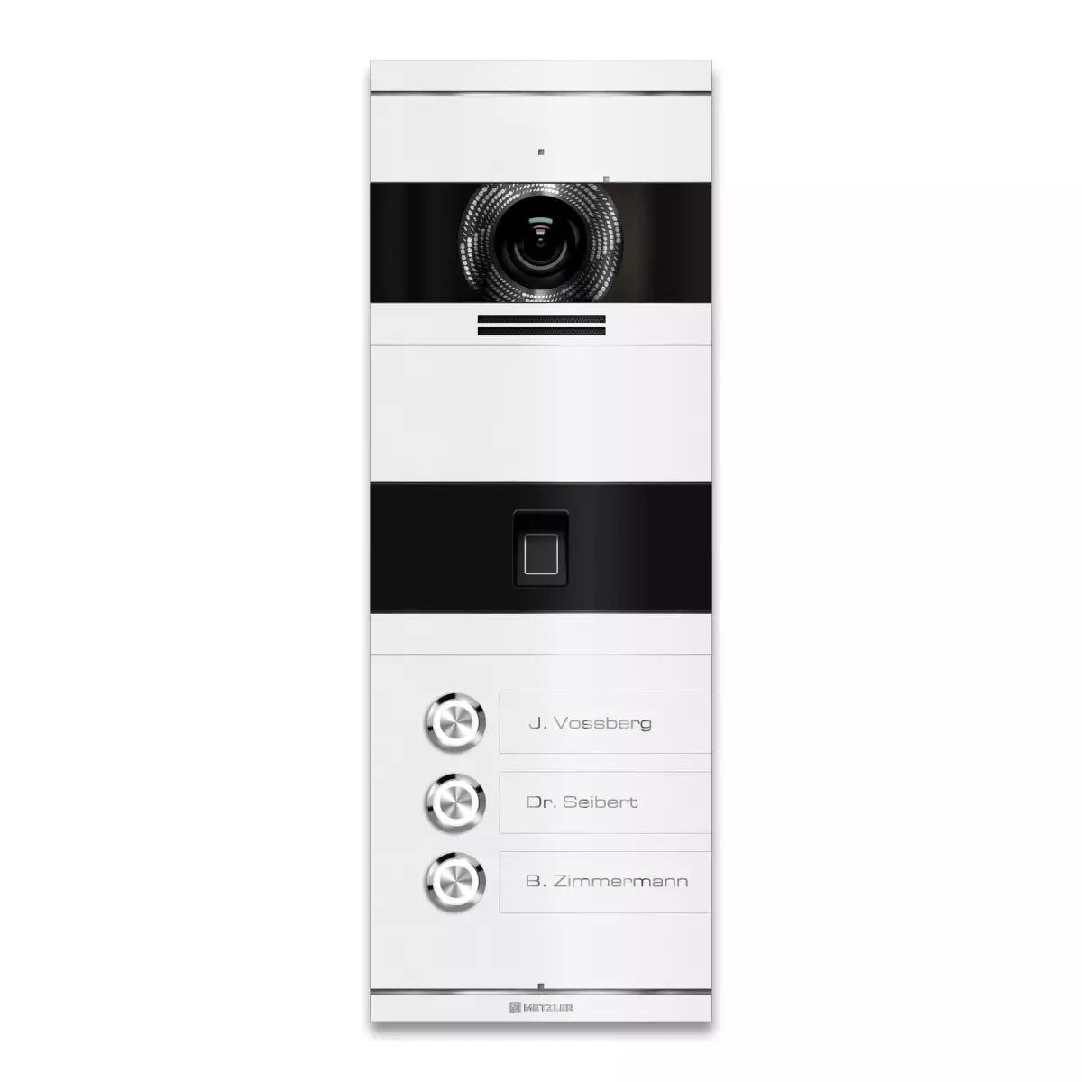 Metzler VDM10 2.0 Niko | 3 Klingeltaster | Fingerabdruck & RFID Leser